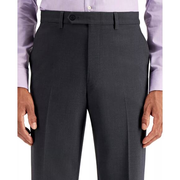NWT Nautica Modern-Fit Bi-Stretch Suit Pants, Charcoal, Men’s 30x29 - Picture 2 of 5